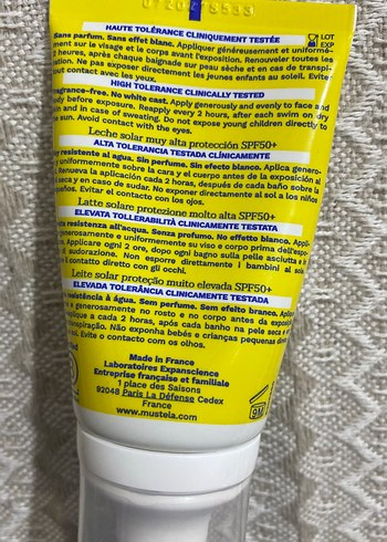 Mustela SPF 50 Çok Yüksek Korumalı Güneş Losyonu 40 ml - Görsel 3