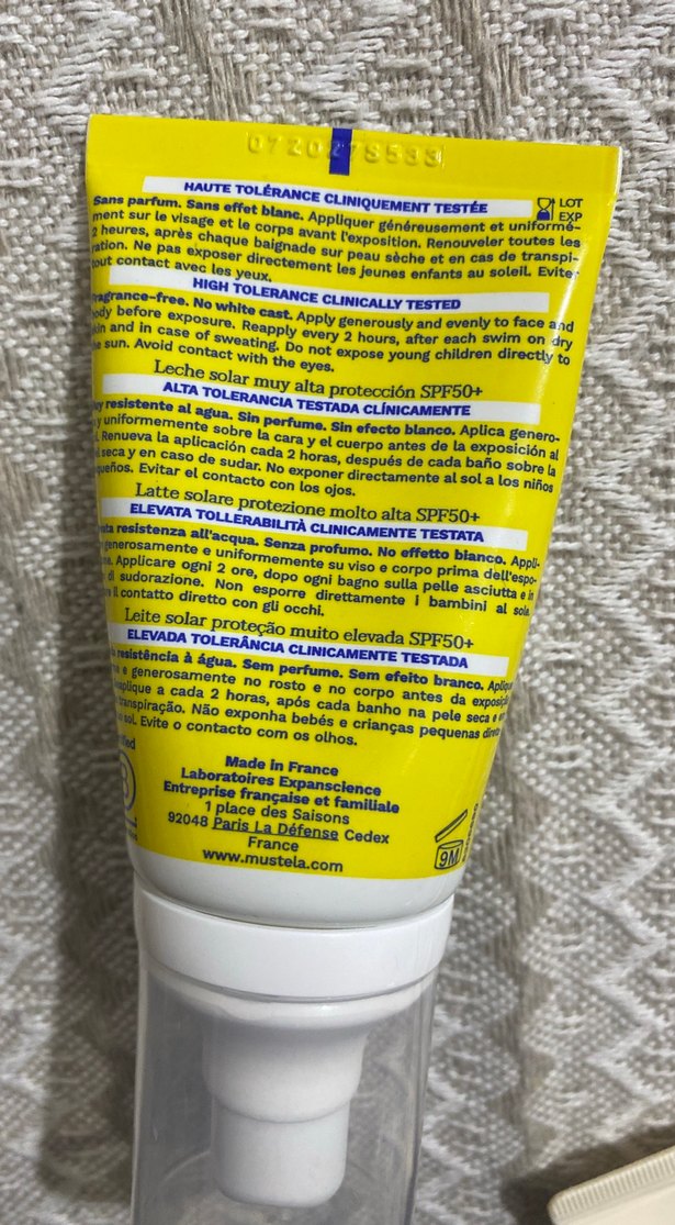 Mustela SPF 50 Çok Yüksek Korumalı Güneş Losyonu 40 ml - Görsel 3
