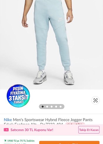 Nike orjinal sportswear eşofman altı - Görsel 7