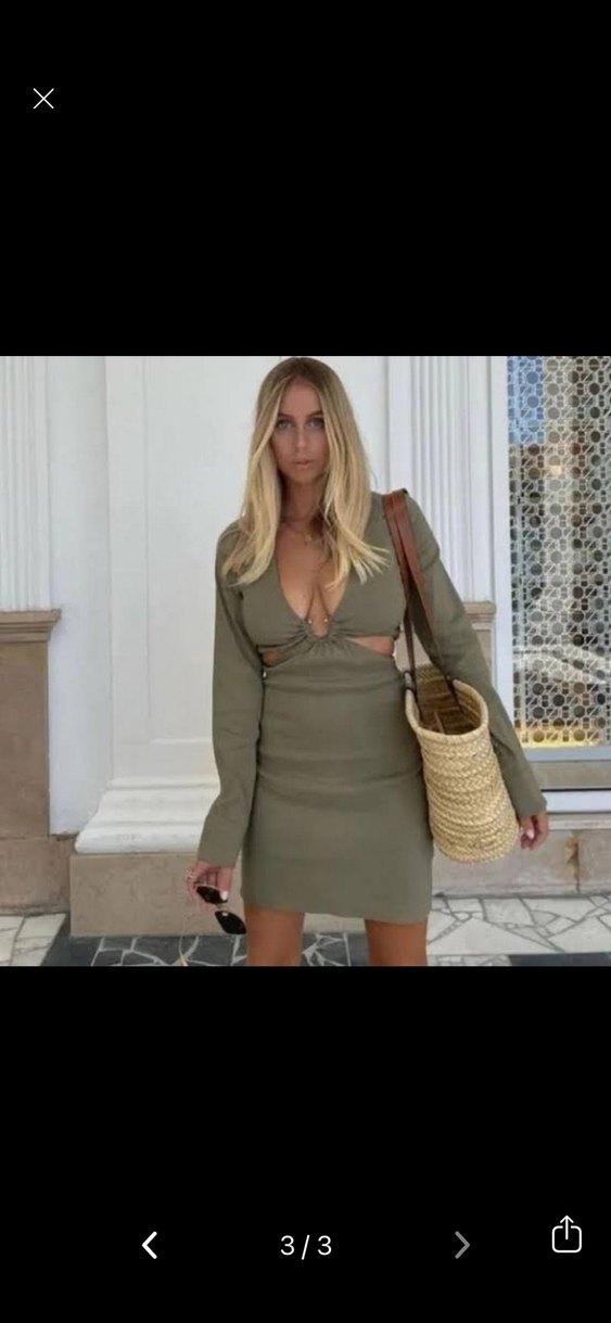 Zara elbise 1-2 defa giyildi mükemmel bir elbise - Görsel 3
