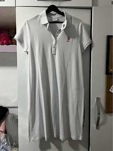 USPA polo yaka elbise