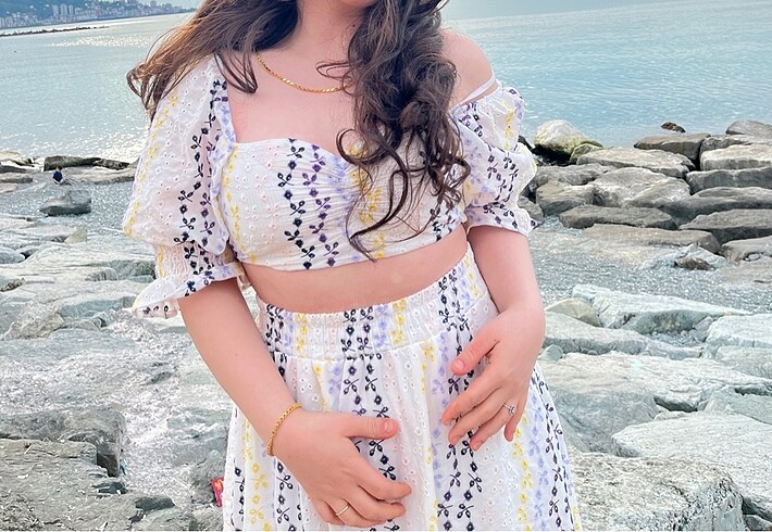 Crop etek takım
