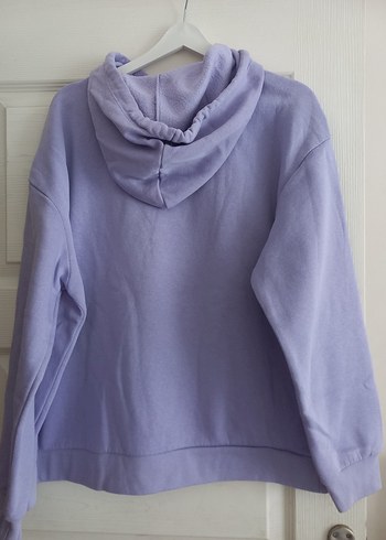 Defacto Lila Kapüşonlu Kadın Sweatshirt