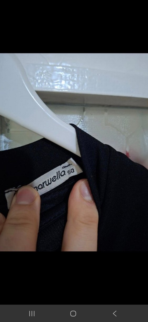 Uzun Siyah Kadın Akşam Elbisesi - Görsel 5