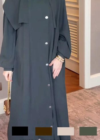 Çıtçıt Detaylı Kadın Trençkot - Görsel 5