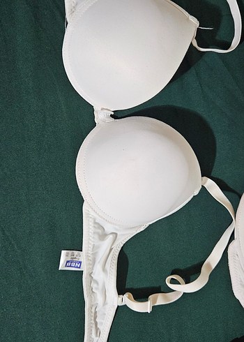 Beyaz Minimalist Destekli Sütyen - Görsel 3