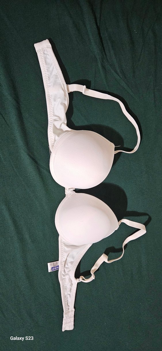 Beyaz Minimalist Destekli Sütyen - Görsel 5