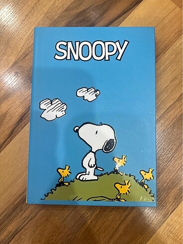 Snoopy Çizgisiz Kapaklı Defter