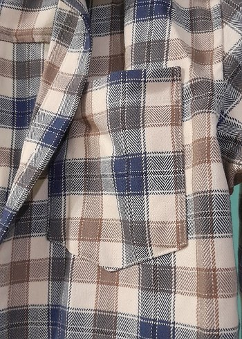 Düğmeli Uzun Kollu Kareli erkek çocuk Gömlek - Görsel 2