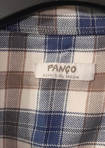 Düğmeli Uzun Kollu Kareli erkek çocuk Gömlek - Görsel 6