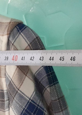 Düğmeli Uzun Kollu Kareli erkek çocuk Gömlek - Görsel 5