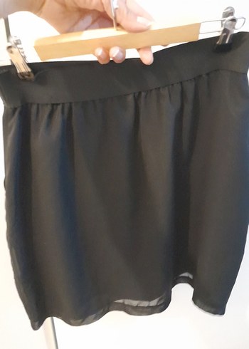 Siyah Midi Kadın Tül Etek 38 - Görsel 5