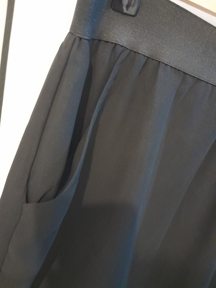 Siyah Midi Kadın Tül Etek 38 - Görsel 2