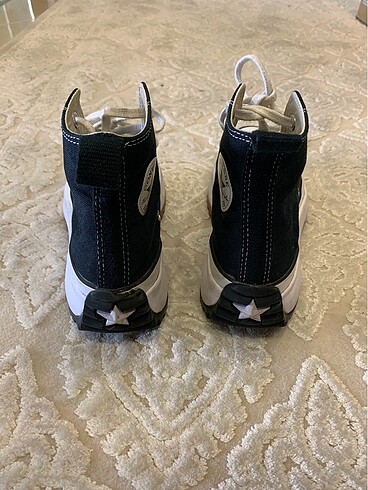 36 Beden siyah Renk Converse Run Star Hike Lugged Unisex Sneaker