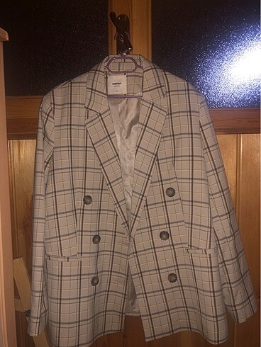 Çizgili blazer