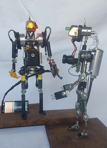Diorama robot figür set
