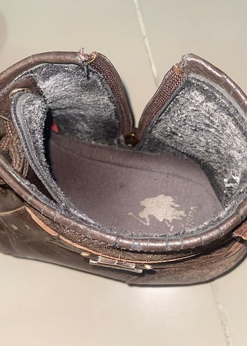 Kahverengi Deri Tokalı Erkek Botu - Görsel 9