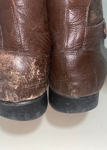 Kahverengi Deri Tokalı Erkek Botu - Görsel 11