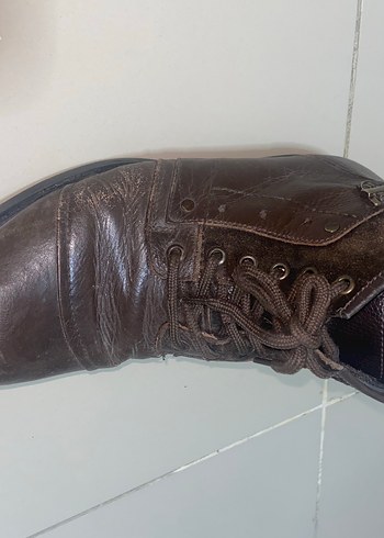 Kahverengi Deri Tokalı Erkek Botu - Görsel 2