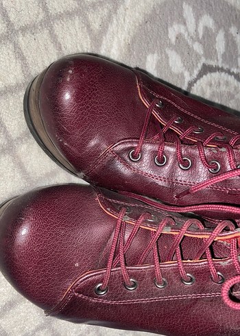 Bordo topuklu bot - Görsel 7