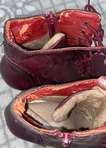 Bordo topuklu bot - Görsel 6