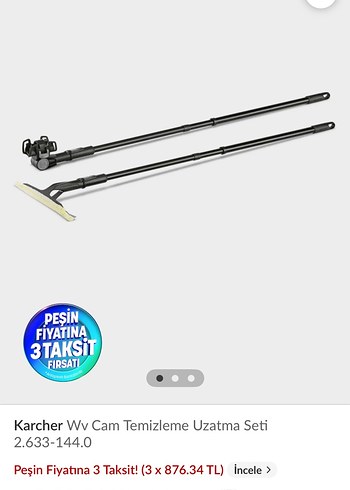 Karcher cam temizleme uzatması