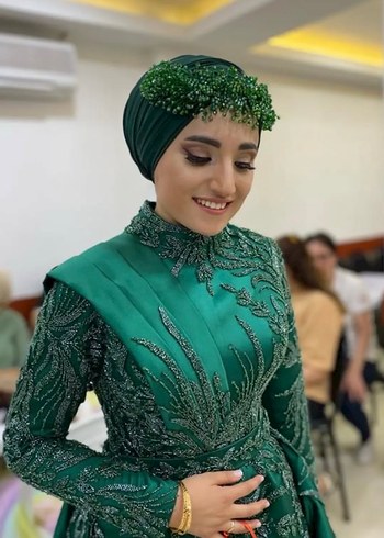 Nişanlık kınalık demonteli abiye - Görsel 3