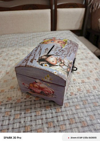 Pastel Mor Çocuk Sandığı - Görsel 3