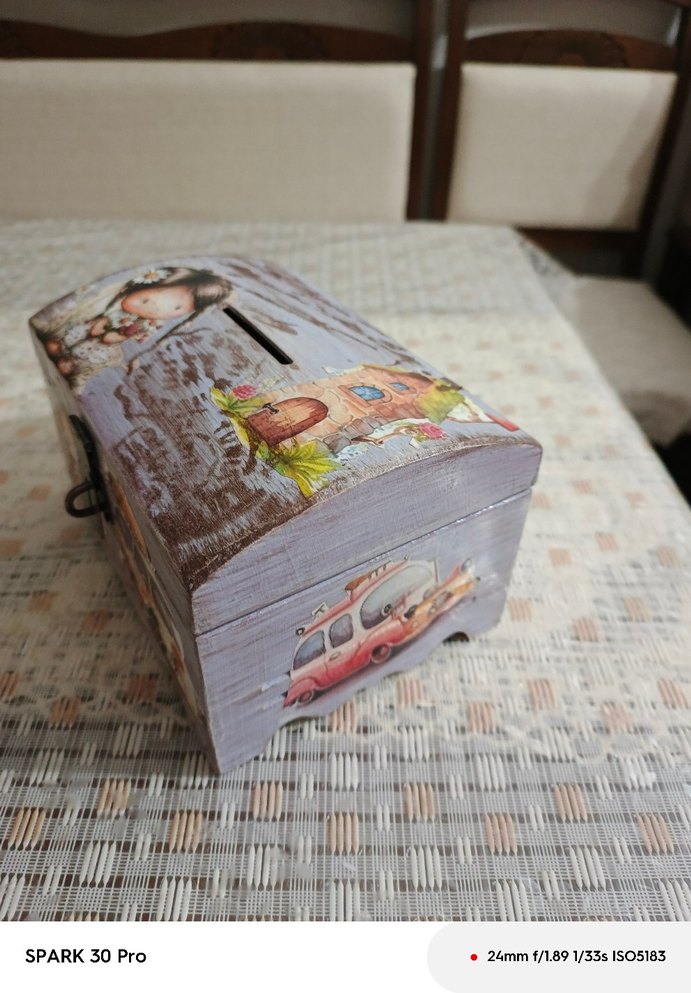 Pastel Mor Çocuk Sandığı - Görsel 4