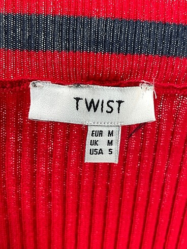 m Beden kırmızı Renk Twist Kazak / Triko %70 İndirimli.