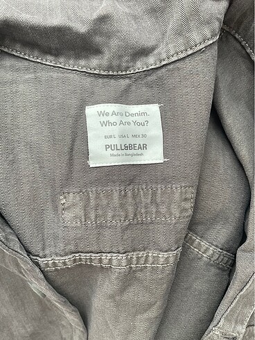 m Beden gri Renk Pull and bear kot tulum