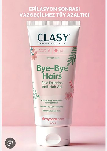 Clasy Care Bye-Bye Hairs Epilasyon Sonrası Tüy Azaltıcı Jel