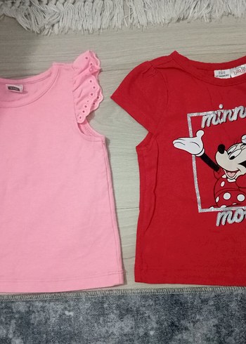 LC Waikiki Kız Çocuk ikili Kısa Kollu Tişört