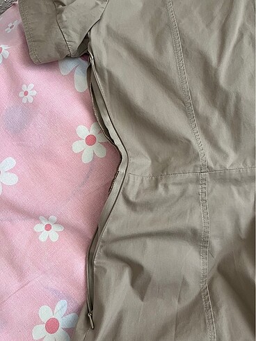 Keten midi boy elbise - Görsel 7