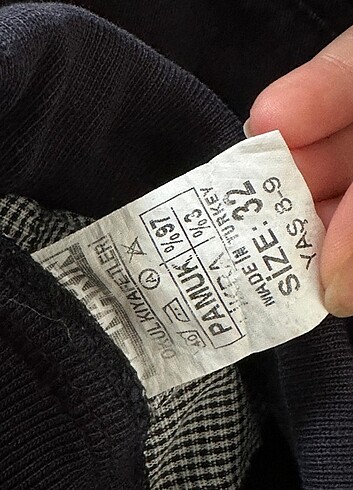 9 Yaş Beden Lacivert okul pantolonu