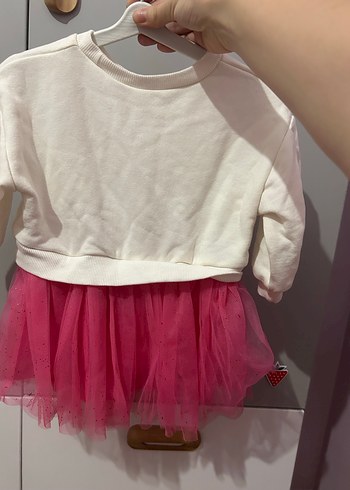 LCW Barbie Baskılı Kız Elbisesi - Görsel 3