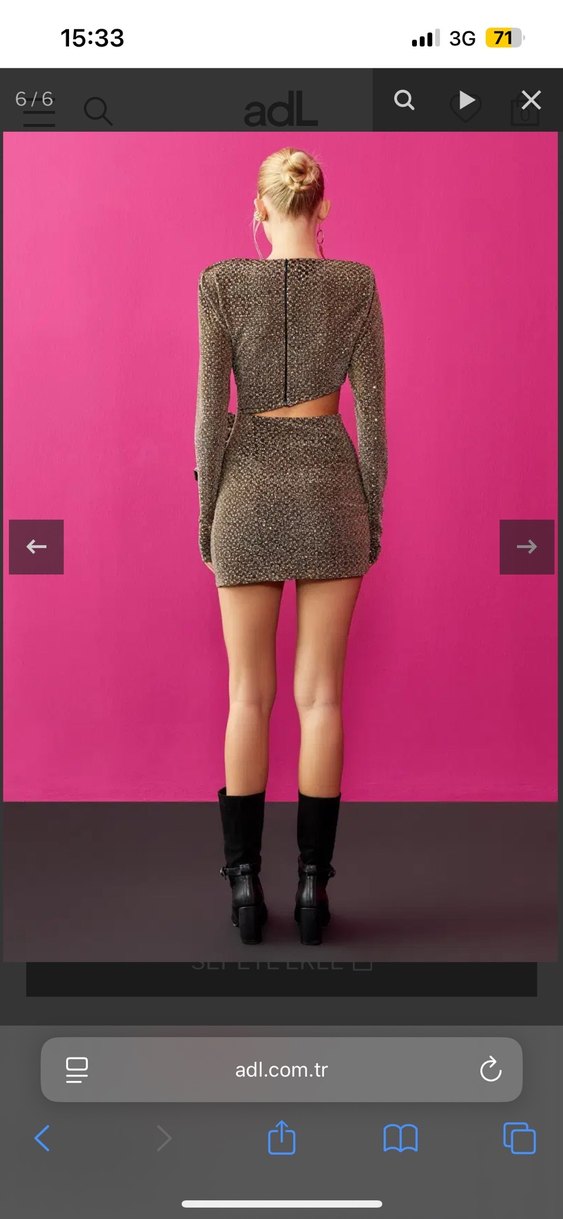 Adil Işık Mini Elbise - Görsel 3