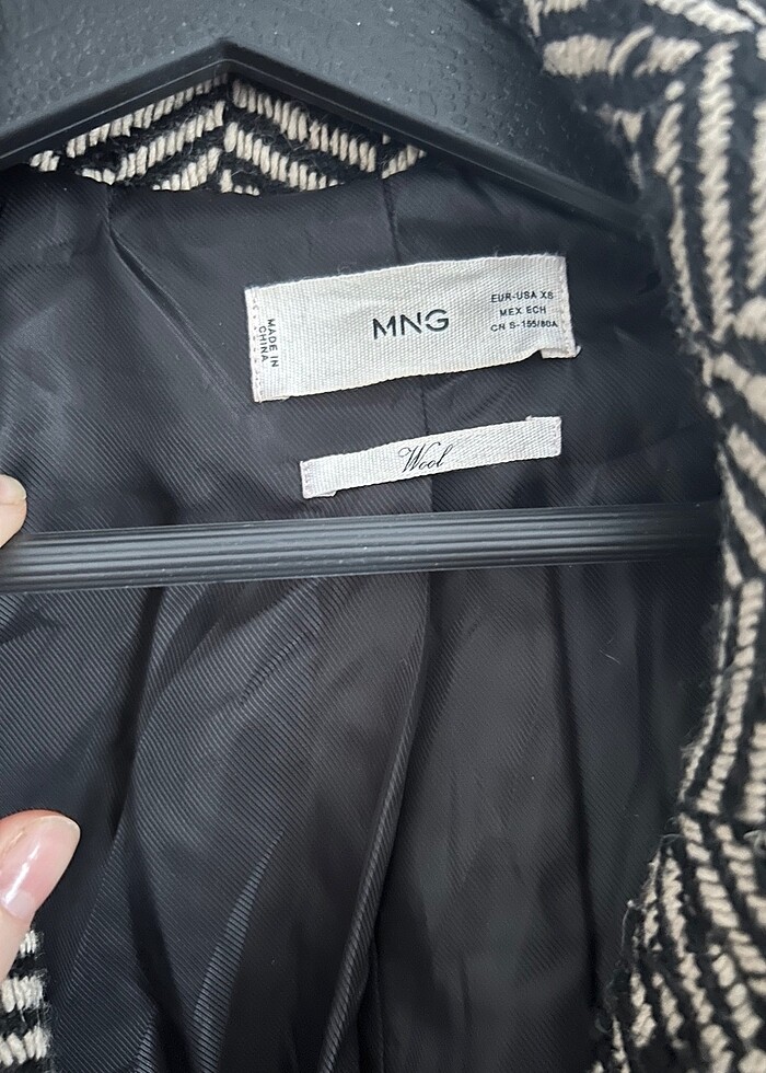 Mango kaşe kaban - Görsel 3