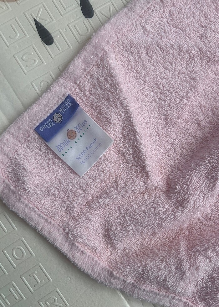 Milk&moo kadife kundak havlu - Görsel 3