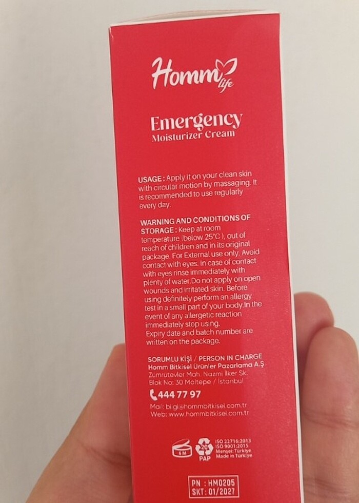 Acil durum kremii - Görsel 2