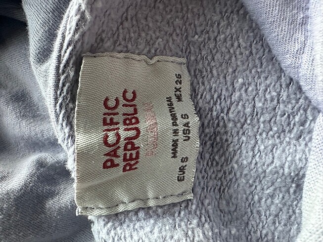 s Beden mavi Renk Crop Sweatshirt