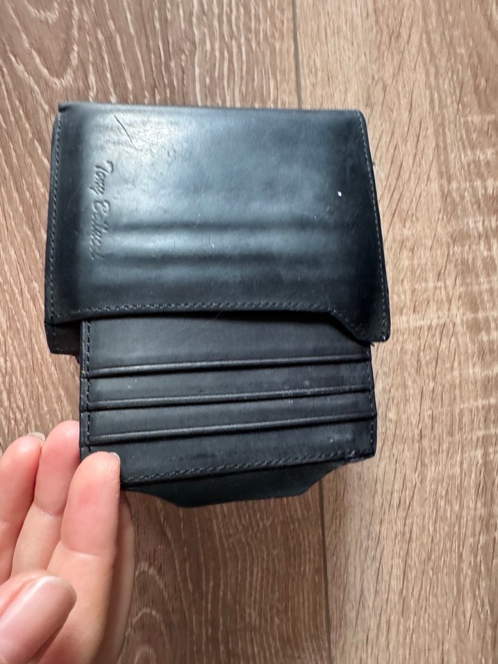 Siyah Deri Erkek Cüzdanı - Görsel 4