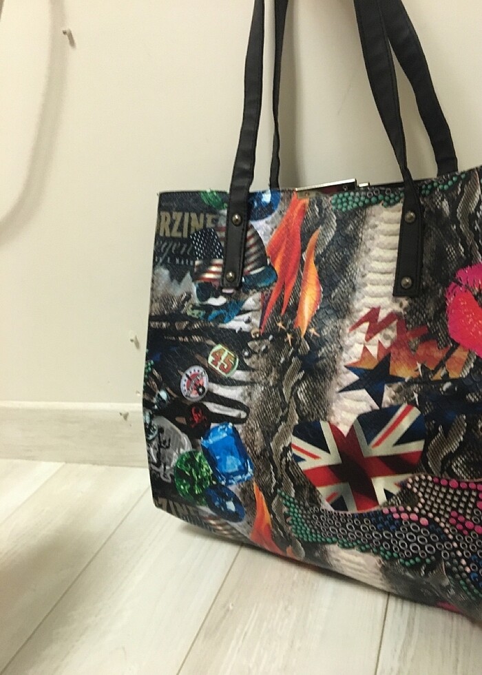 Çok renkli çanta - Görsel 2