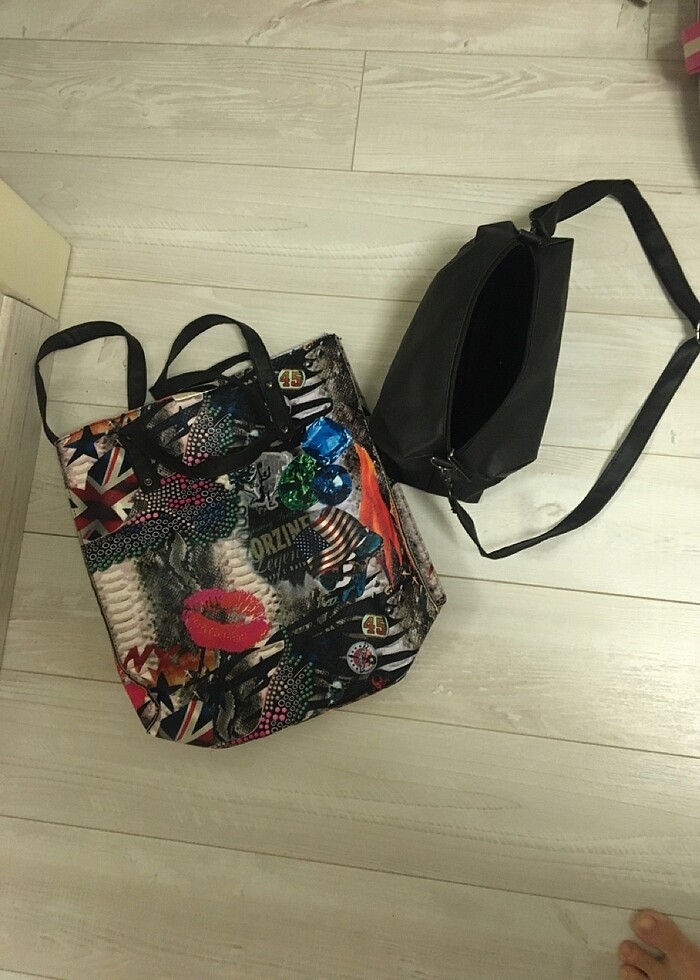 Çok renkli çanta - Görsel 4