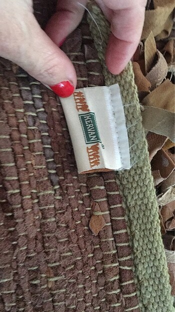 Kervan çeyiz güderi kırpık halı - Görsel 2