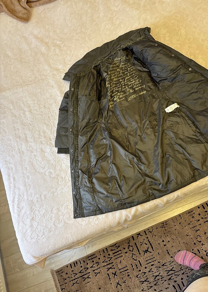 LITTLEBIG kaztüyü uzun yakası geniş palto - Görsel 2