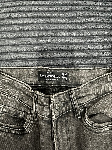 xs Beden gri Renk slim fit jean