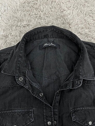 s Beden denim gömlek