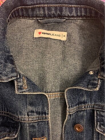 36 Beden Koton Jeans Triko Kot Ceket