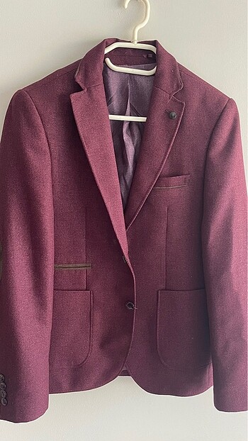 Bordo ERKEK Blazer Ceket